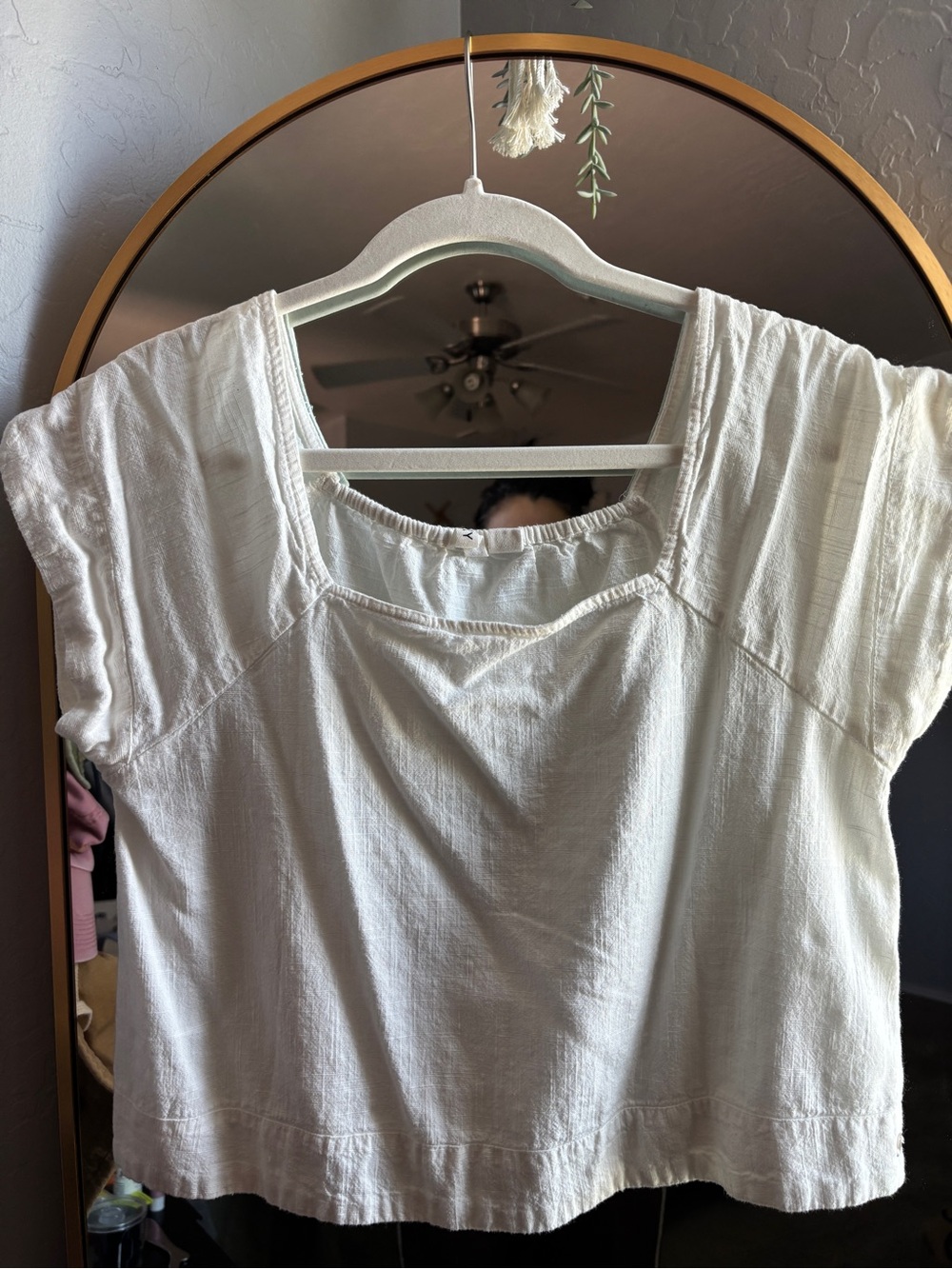 Cropped Boxy Lightweight Blouse